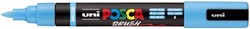 Paintmarker Uni POSCA PC-5BR brushpunt M lichtbl 1 Stuk