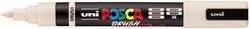 Paintmarker Uni POSCA PC-5BR brushpunt M beige 1 Stuk