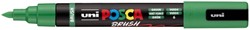 Paintmarker Uni POSCA PC-5BR brushpunt M donkergn 1 Stuk
