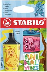 Markeerstift STABILO BOSS MINI Animal 3st 3 Stuk