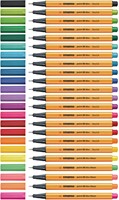 Fineliner STABILO point 88 Animal Vibes mini fijn assorti 8 stuks-2