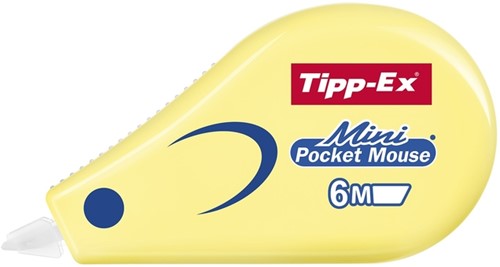 Correctietape Tipp-Ex mini pocket mouse 5mmx5m pastel assorti-1
