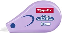 Correctietape Tipp-Ex mini pocket mouse 5mmx5m pastel assorti-3
