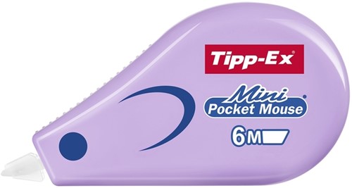 Correctietape Tipp-Ex mini pocket mouse 5mmx5m pastel assorti-3