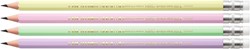 Potlood Bic HB met gom pastel assorti 1 Stuk