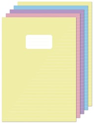 Schrift Kangaro A4 lijn 160pag 60gr 5st pastel ass 5 Stuk