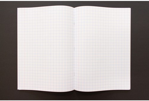 Schrift Kangaro A4 ruit 10mm 80 pagina's 60gr zwart pak à 5 stuks-1