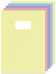 Schrift Kangaro A4 ruit 10mm 160p 60gr 5st pa ass 5 Stuk