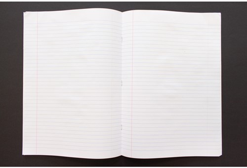Schrift Kangaro A4 lijn 80 pagina's 60gr zwart pak à 5 stuks-1