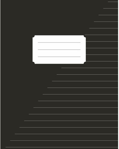 Schrift Kangaro A5 lijn 160pag 60gr 10st zwart 10 Stuk