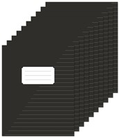 Schrift Kangaro A5 lijn 160pag 60gr 10st zwart 10 Stuk-2