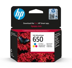 Inktcartridge HP CZ102A 650  3 kleuren 1 Stuk