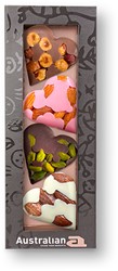 Chocolade Australian hartjes doos 4 stuks 4 Stuk
