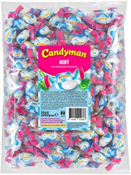 Zuurtje Candyman mintsmaak zak 1 kilogram 1000 Gram