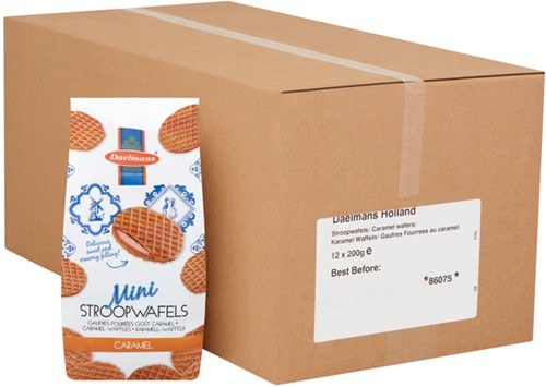 Stroopwafel Daelmans mini blokzak 200 gram 200 Gram