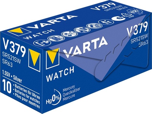 Batterij VARTA knoopcel V379/SR63 zilver 1 Stuk-3