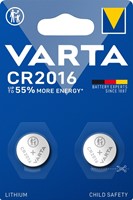 Batterij VARTA knoopcel 2x CR2016 lithium 2 Stuk