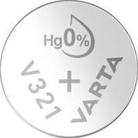 Batterij VARTA knoopcel 1x V321/SR65 zilver-2