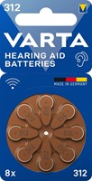 Batterij VARTA hoortoestel 8x 312 8 Stuk