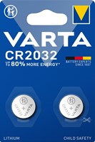 Batterij VARTA knoopcel 2x CR2032 lithium 2 Stuk