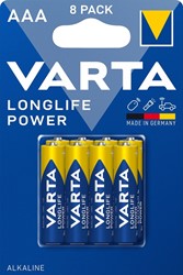 Batterij VARTA Longlife Power 8x AAA 8 Stuk