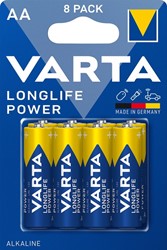 Batterij VARTA Longlife Power 8x AA 8 Stuk