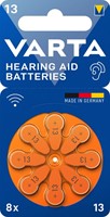 Batterij VARTA hoortoestel 8x 13 8 Stuk
