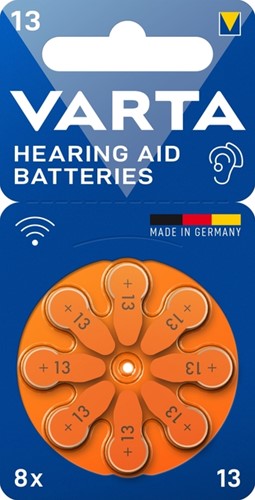 Batterij VARTA hoortoestel 8x 13 8 Stuk