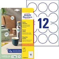 Etiket Avery L7104REV-25 60mm wit 300 stuks-2