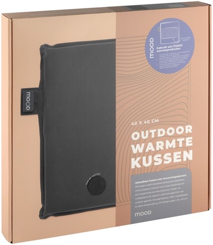 Warmtekussen Mood outdoor 40x40cm grijs 1 Doos
