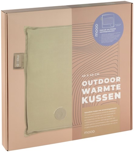 Warmtekussen Mood outdoor 40x40cm beige 1 Doos