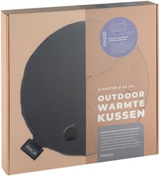 Warmtekussen Mood outdoor rond 40cm grijs 1 Doos