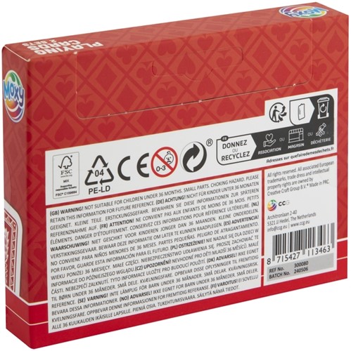 Speelkaarten Moxy doos à 2 sets met 55 kaarten-2