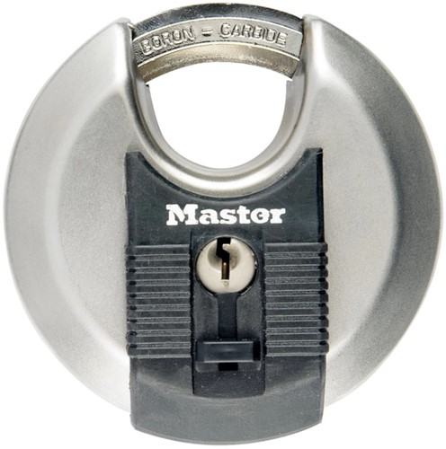 Hangslot MasterLock Excell gelamineerd grijs 1 Stuk