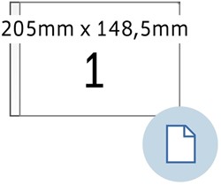 Etiket HERMA 8493 A5 EXPR 1000 205x148.5 wt 1000st 1000 Vel