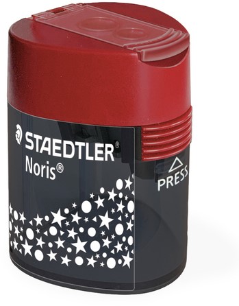 Puntenslijper Staedtler 2gaats grijs/rood 1 Stuk