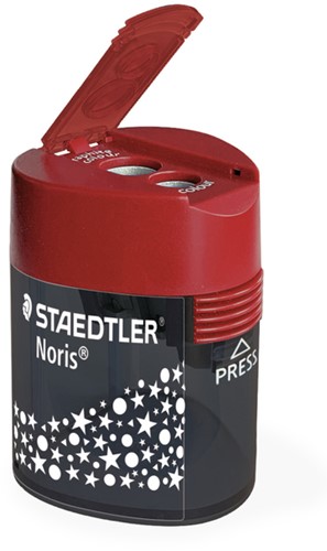 Puntenslijper Staedtler 2gaats grijs/rood 1 Stuk-2