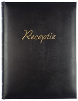 Receptiealbum Kangaro 26x21cm vakverdeling zwart