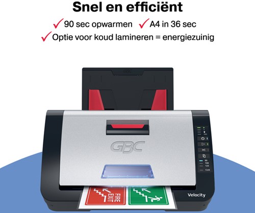 Automatische lamineermachine GBC Velocity A4-1