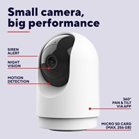 Beveiligingscamera Trust IPCAM-2700 Wi-Fi wit 1 Stuk-1