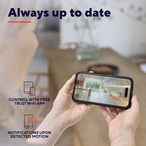 Beveiligingscamera Trust IPCAM-2700 Wi-Fi wit 1 Stuk-3