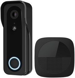 Deurbelcamera Trust DOORCAM-3000B Wi-Fi zwart