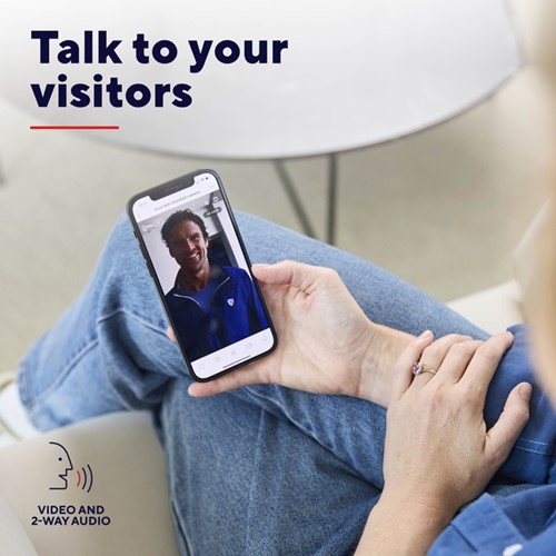 Deurbelcamera Trust DOORCAM-3000B Wi-Fi zwart 1 Stuk-4