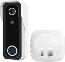 Deurbelcamera Trust DOORCAM-3000 Wi-Fi wit 1 Stuk