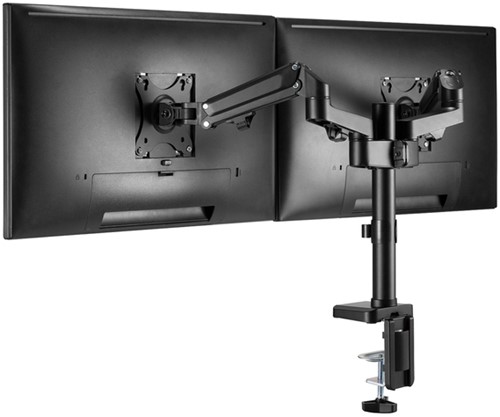 Monitorarm Neomounts DS70-750BL2 zwart 2 scherm-5