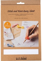 Borduurpapier Creativ Company A5 8 vellen wit 8 Stuk