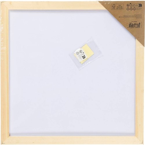 Canvaspaneel Creativ Company 300x300mm wit 1 Stuk-2