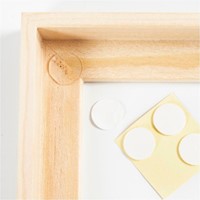 Canvaspaneel Creativ Company 300x300mm wit 1 Stuk-3