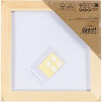 Canvaspaneel Creativ Company 158x158mm wit 1 Stuk-2