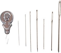Naaldenset Creativ Company blister 8 delen zilver 1 Stuk-2